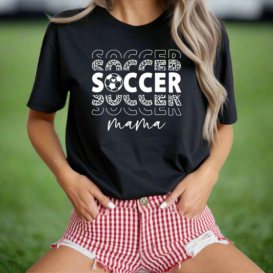 Leopard Soccer Mama