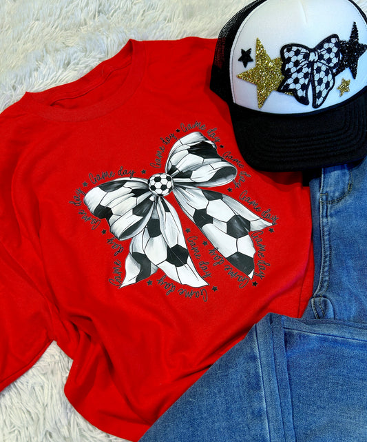 Soccer Gameday Bow